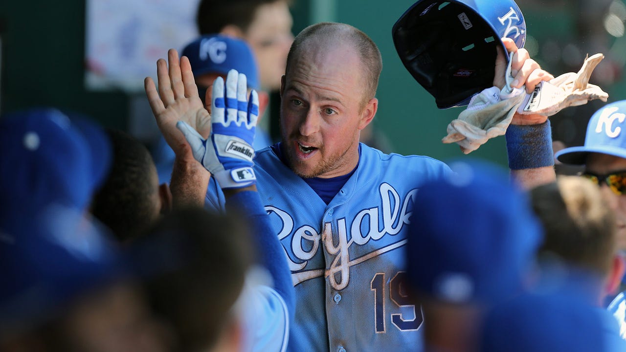 Surging Royals rally past A's for 7-3 win